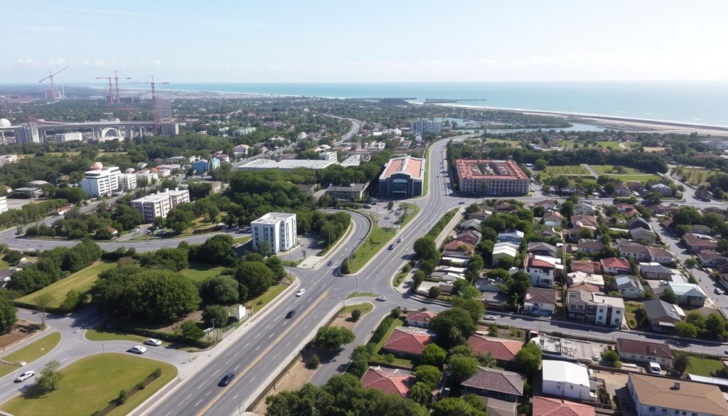 Desenvolvimento urbano em Porto Belo