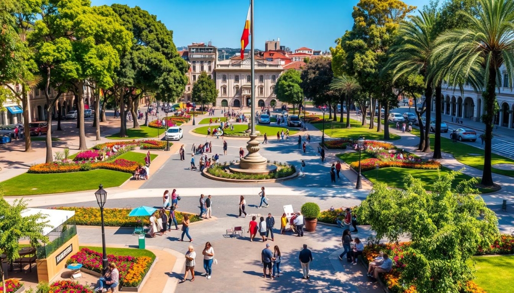 Praça da Bandeira - Passeios em Porto Belo